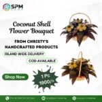 Coconut Shell Flower Bouquet