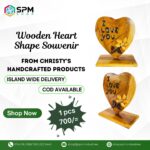 Wooden Heart Shape Souvenir