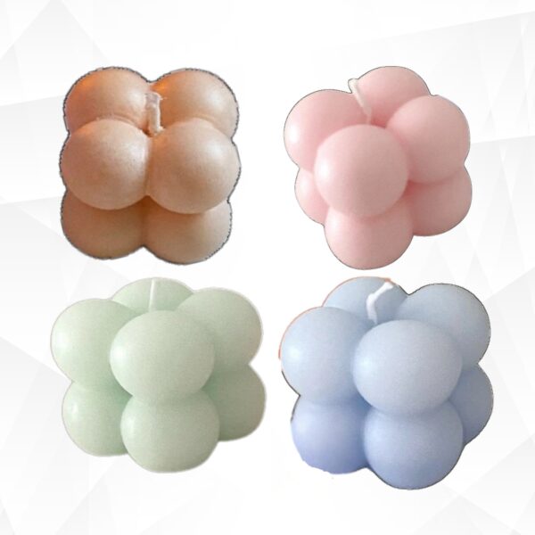 Handmade Bubble Cube Candle