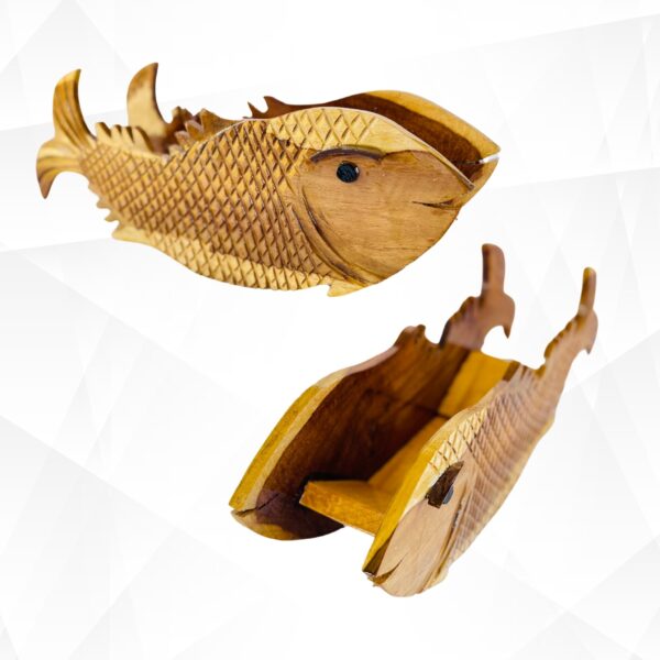 Wooden Fish Tissue Holder